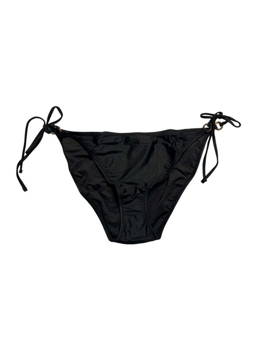 J.Crew Tie Adjustable Bikini Bottom Black Swimwear